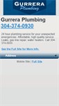 Mobile Screenshot of gurreraplumbing.com