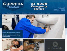 Tablet Screenshot of gurreraplumbing.com